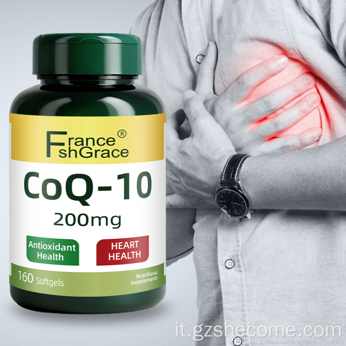CoQ10 Softgel Supporto cardiaco antiossidante